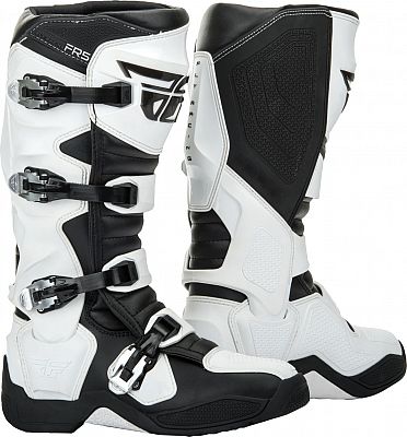 Fly Racing FR5, Stiefel - Schwarz/Weiß - 10 US von Fly Racing