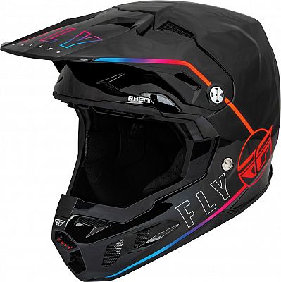 Fly Racing Formula CC S.E. Avenger, Motocrosshelm - Schwarz/Orange/Blau/Pink - L von Fly Racing