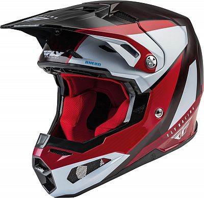 Fly Racing Formula CRB Prime, Motocrosshelm - Schwarz/Weiß/Rot - XS von Fly Racing