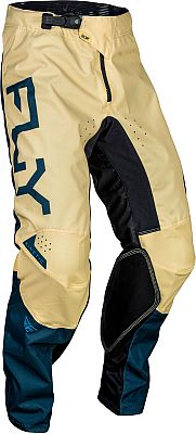 Fly Racing Kinetic Reload, Textilhose - Blau/Beige - 38 von Fly Racing