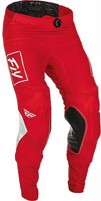 Fly Racing Lite, Textilhose - Rot/Weiß - 36 von Fly Racing