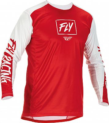 Fly Racing Lite, Trikot - Rot/Weiß - XXL von Fly Racing