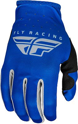 Fly Racing Lite S23, Handschuhe Kinder - Blau/Grau - YL von Fly Racing