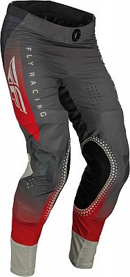 Fly Racing Lite S23, Textilhose - Rot/Grau - 32 von Fly Racing