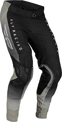 Fly Racing Lite S23, Textilhose - Schwarz/Dunkelgrau/Grau - 34 von Fly Racing