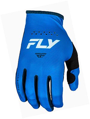 Fly Racing Lite S24, Handschuhe Kinder - Blau/Weiß - YL von Fly Racing