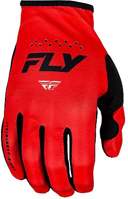 Fly Racing Lite S24, Handschuhe - Rot/Schwarz - S von Fly Racing