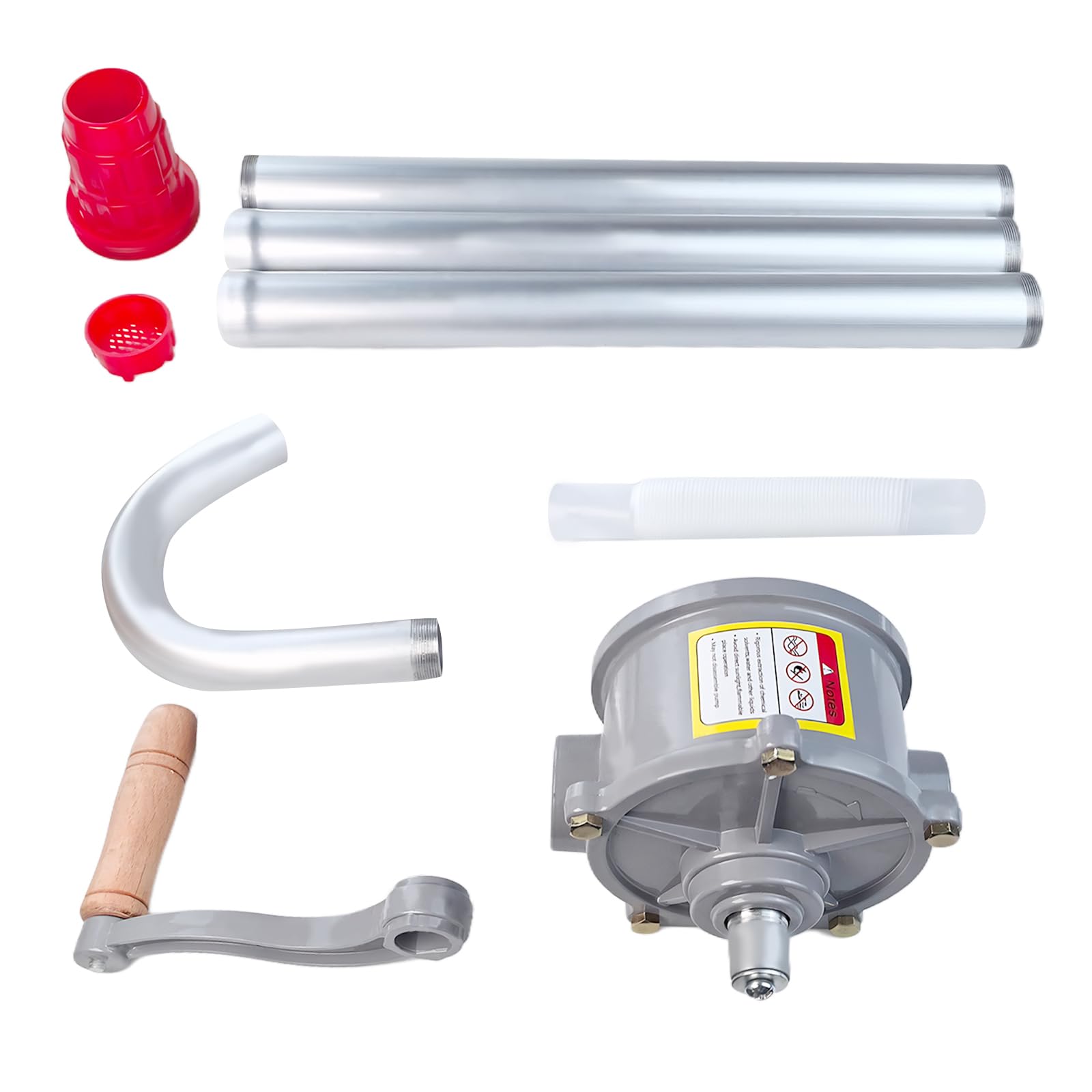 Aluminiumlegierung Drehhandkurbel Ölfass Fasspumpe, 200L Ölfasspumpe Kurbelpumpe Fasspumpe 70 Rmp Handpumpe für Benzin Diesel Kraftstoff Garage Handfass Fasspumpe Werkzeug Aluminiumlegierung Drehhandkurbel Ölfass Fasspumpe, 200L Ölfasspumpe Kurbelpumpe Fasspumpe 70 Rmp Handpumpe für Benzin Diesel Kraftstoff Garage Handfass Fasspumpe Werkzeug von Flylin