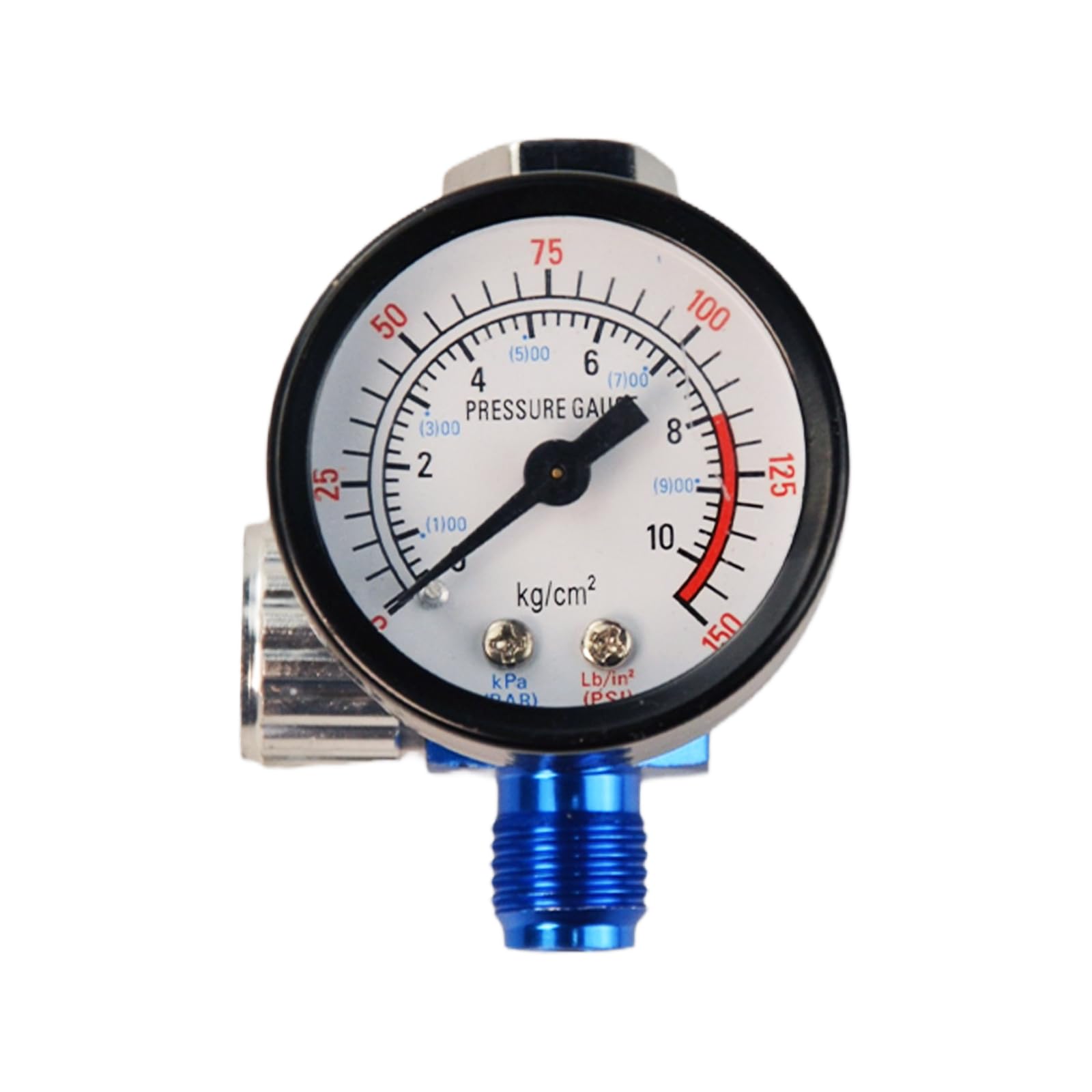 Flylin 1/4 Zoll Luftdruckregler, Spritzpistole Luftdruckregler Manometer Zubehör, Luftkompressorregler für Spritzpistolen und Druckluftwerkzeuge(0-150PSI) von Flylin