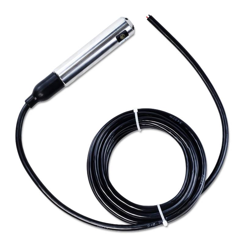 Füllstandssensor 4-20mA, IP68 Mehrschichtiger Flüssigkeitsstand-Messumformer Wasserstandssensor Detektor, Edelstahl Flüssiger Wasserspiegel Liquid Level Sensor Transmitter mit Kabel 0-5m von Flylin