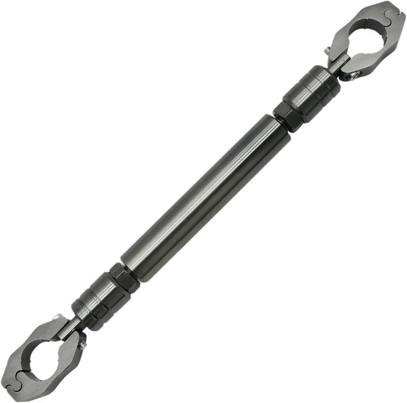 Flylin Universal Motorrad Lenker 22mm Aluminium Balance-Stange Einstellbare Balance Bar, Motorradzubehör zur Lenkers für Offroad Motorrad Titan, Schwarz, Gold von Flylin