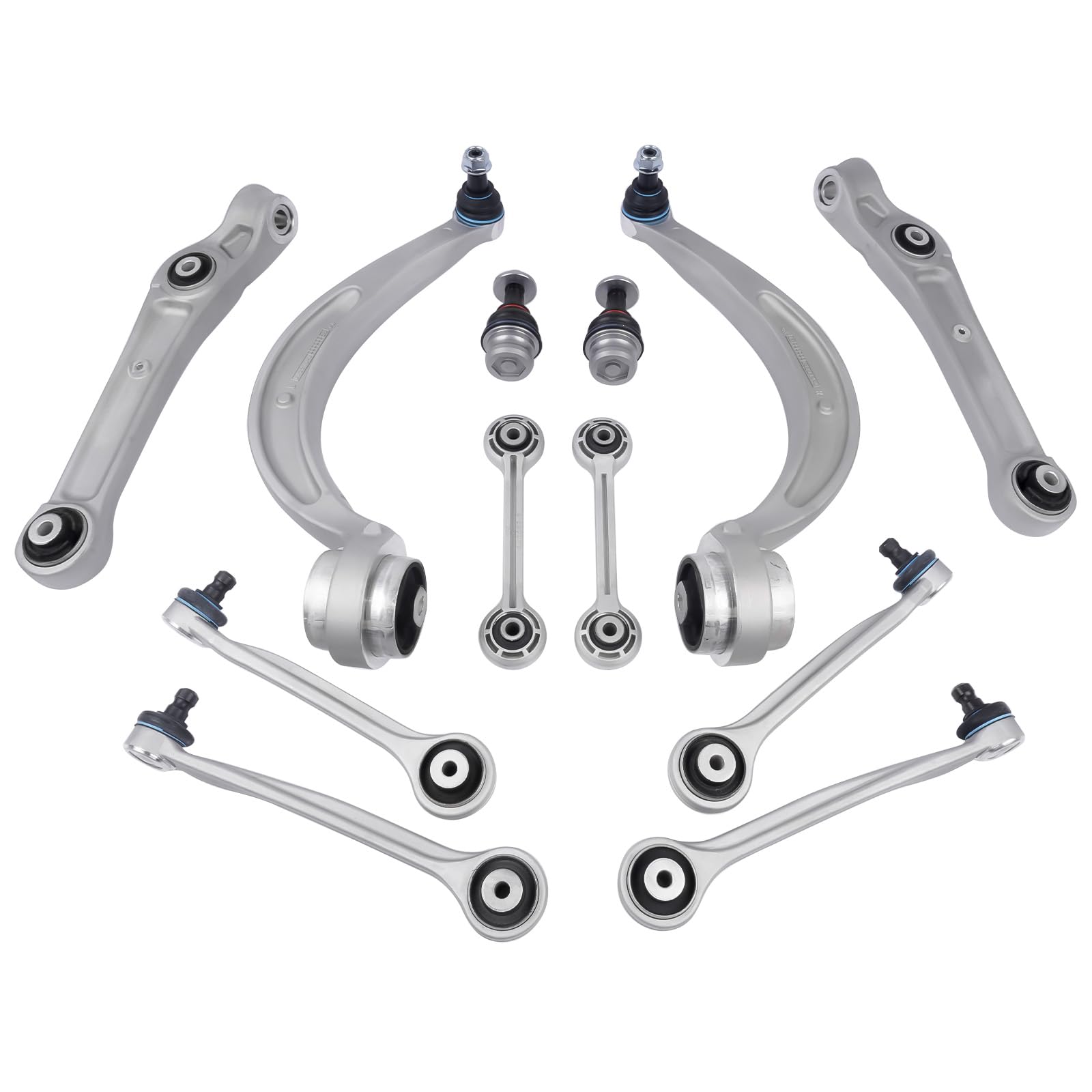 Flynsu 12x Querlenker Satz Vorne Links Rechts Kompatibel mit A4 8W2 8WC Avant 8W5 8WD A5 F53 F57 F5A 1.4L 2.0L 2.9L 3.0L 2015-2023 8W0407693B 8W0407506A Flynsu 12x Querlenker Satz Vorne Links Rechts Kompatibel mit A4 8W2 8WC Avant 8W5 8WD A5 F53 F57 F5A 1.4L 2.0L 2.9L 3.0L 2015-2023 8W0407693B 8W0407506A von Flynsu