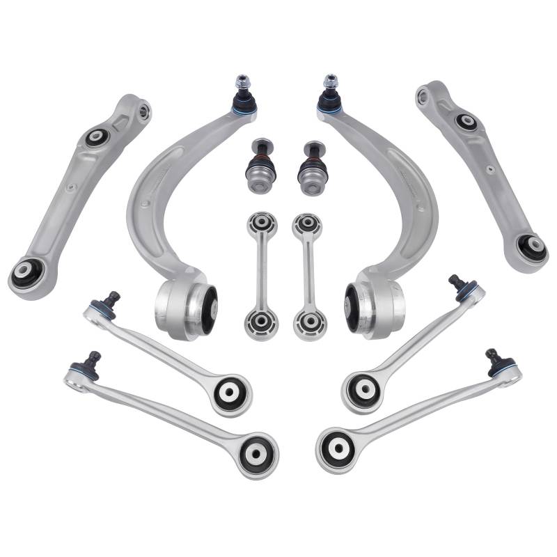 Flynsu 12x Querlenker Satz Vorne Links Rechts Kompatibel mit A4 8W2 8WC Avant 8W5 8WD A5 F53 F57 F5A 1.4L 2.0L 2.9L 3.0L 2015-2023 8W0407693B 8W0407506A von Flynsu