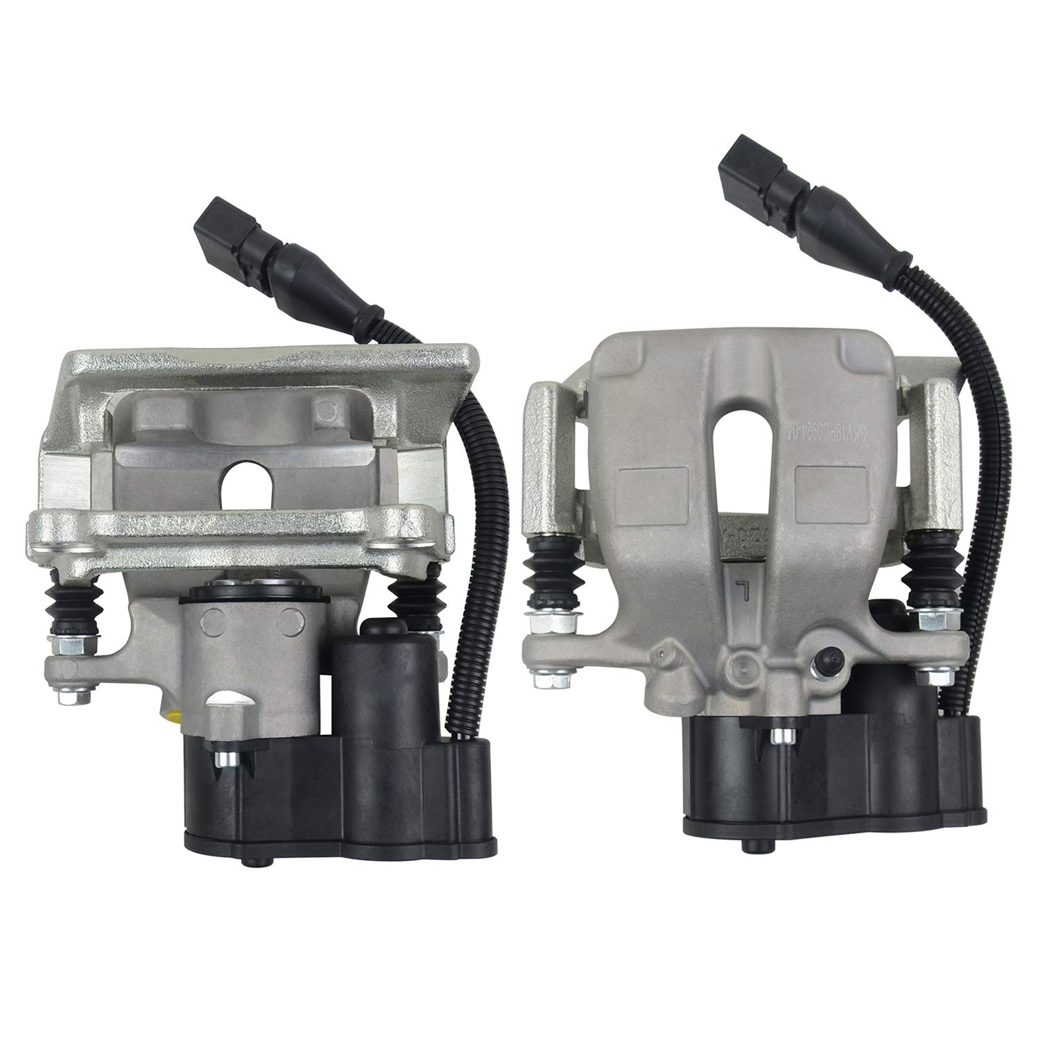 Flynsu 2x Hinten Bremssattel & Stellmotor Kompatibel mit A8 4E D3. 02-10 Links & Rechts 4E0615403A 4E0615404A Flynsu 2x Hinten Bremssattel & Stellmotor Kompatibel mit A8 4E D3. 02-10 Links & Rechts 4E0615403A 4E0615404A von Flynsu