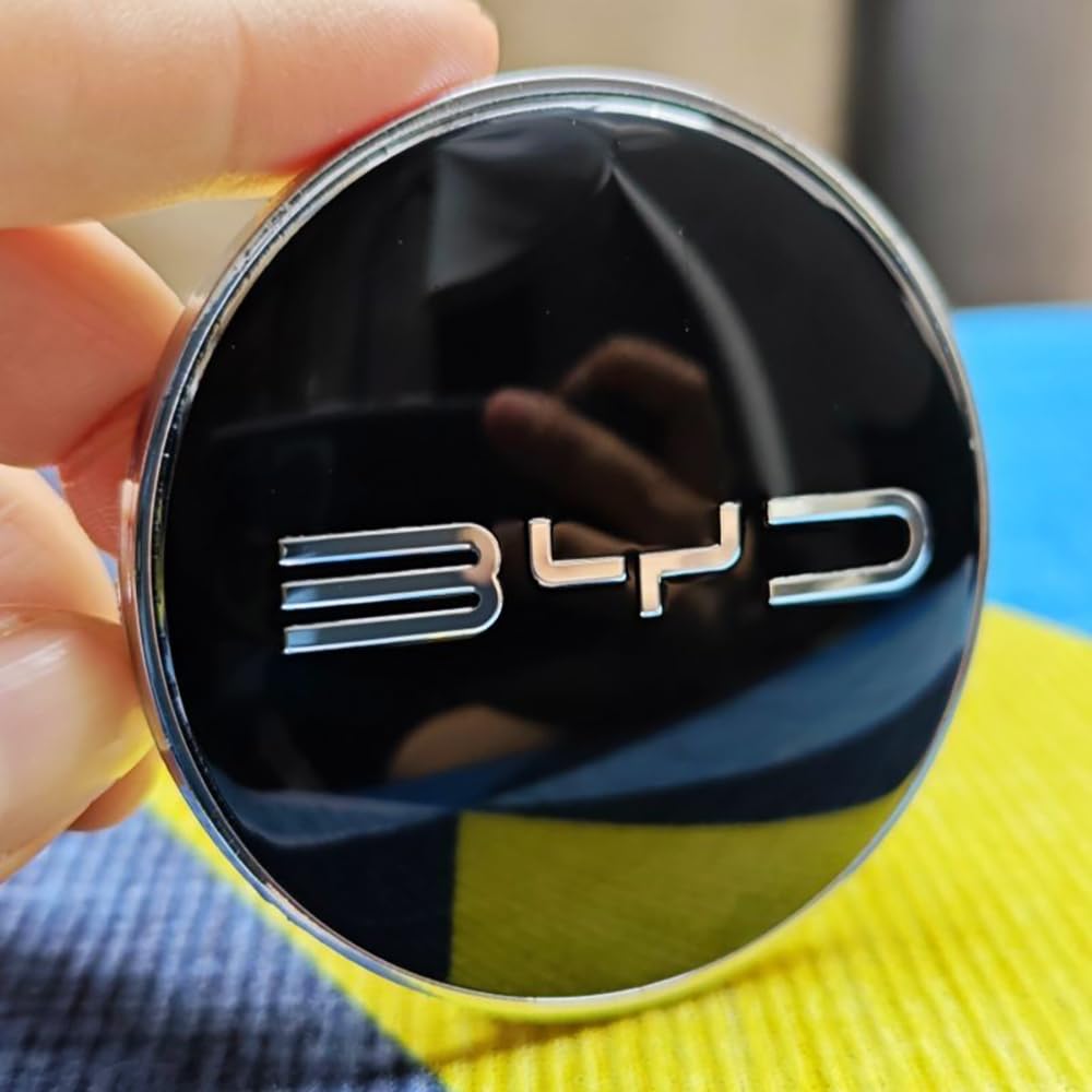 Fmesoo 4 Stück Radnabenkappen Nabendeckel,für BYD 60mm Felgendeckel ABS Radnabenabdeckung Auto Schützt Zubehör Logo Radkappen,A Fmesoo 4 Stück Radnabenkappen Nabendeckel,für BYD 60mm Felgendeckel ABS Radnabenabdeckung Auto Schützt Zubehör Logo Radkappen,A von Fmesoo