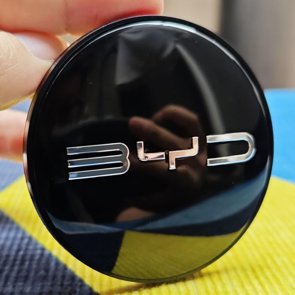 Fmesoo 4 Stück Radnabenkappen Nabendeckel,für BYD 60mm Felgendeckel ABS Radnabenabdeckung Auto Schützt Zubehör Logo Radkappen,B Fmesoo 4 Stück Radnabenkappen Nabendeckel,für BYD 60mm Felgendeckel ABS Radnabenabdeckung Auto Schützt Zubehör Logo Radkappen,B von Fmesoo