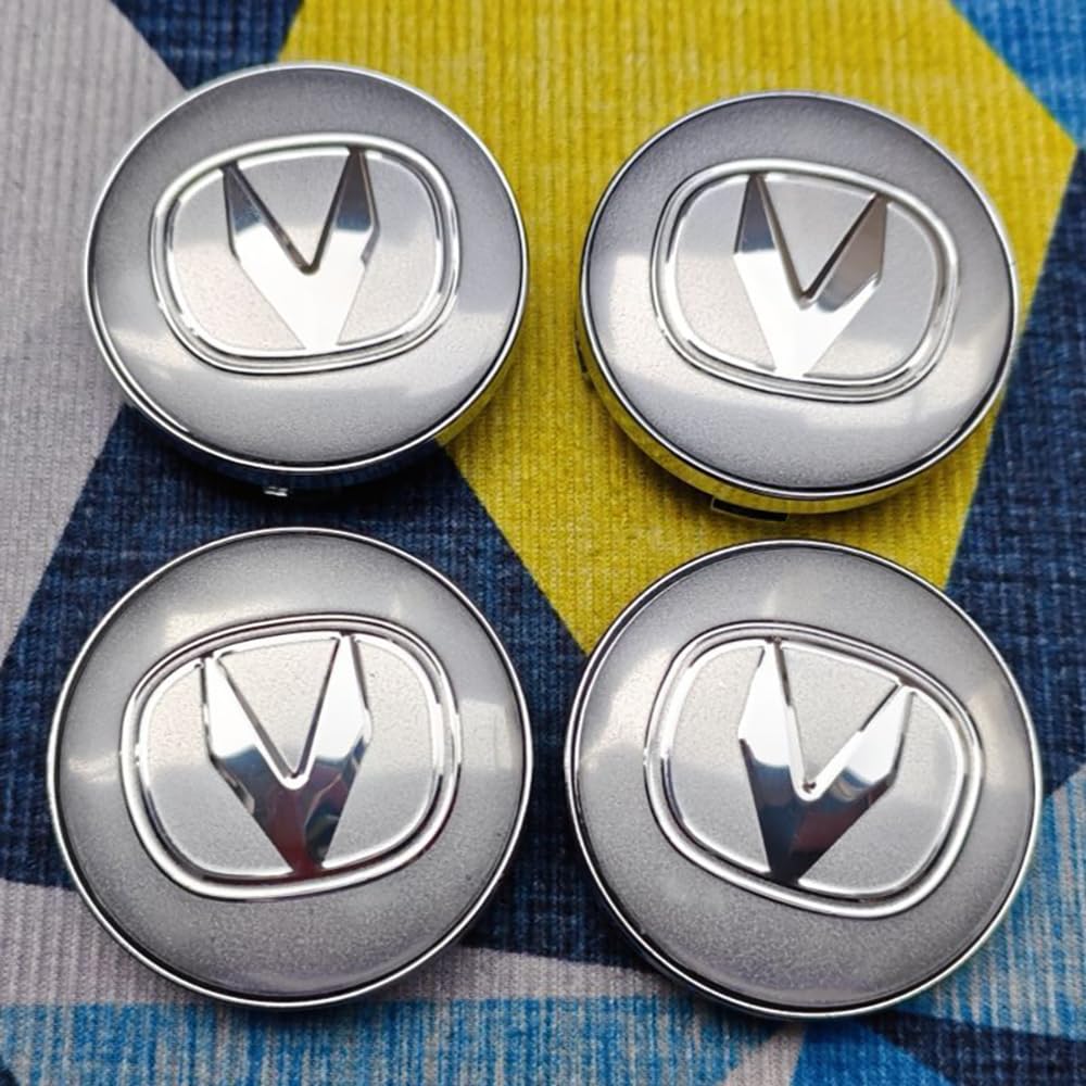 Fmesoo 4 Stück Radnabenkappen Nabendeckel,für Changan Unit UNIK Yidong Yida UNIV 60mm Felgendeckel ABS Radnabenabdeckung Auto Schützt Zubehör Logo Radkappen,B Fmesoo 4 Stück Radnabenkappen Nabendeckel,für Changan Unit UNIK Yidong Yida UNIV 60mm Felgendeckel ABS Radnabenabdeckung Auto Schützt Zubehör Logo Radkappen,B von Fmesoo