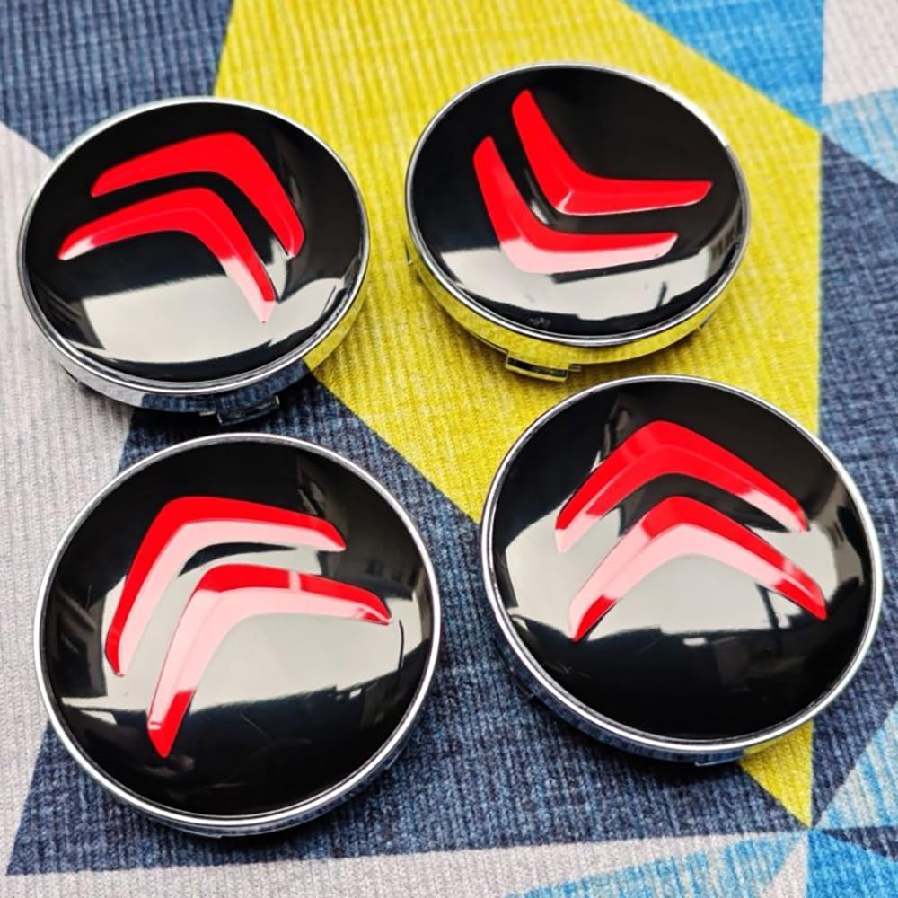 Fmesoo 4 Stück Radnabenkappen Nabendeckel,für Citroën 60mm Felgendeckel ABS Radnabenabdeckung Auto Schützt Zubehör Logo Radkappen,B Fmesoo 4 Stück Radnabenkappen Nabendeckel,für Citroën 60mm Felgendeckel ABS Radnabenabdeckung Auto Schützt Zubehör Logo Radkappen,B von Fmesoo