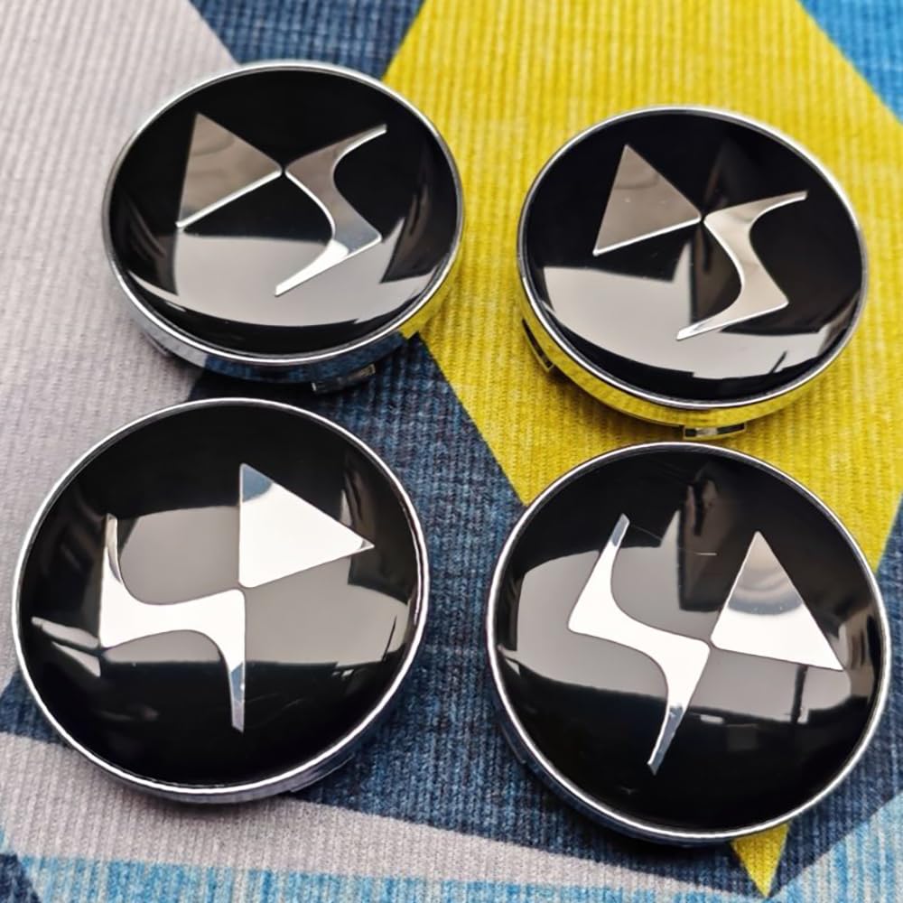 Fmesoo 4 Stück Radnabenkappen Nabendeckel,für DS 60mm Felgendeckel ABS Radnabenabdeckung Auto Schützt Zubehör Logo Radkappen Fmesoo 4 Stück Radnabenkappen Nabendeckel,für DS 60mm Felgendeckel ABS Radnabenabdeckung Auto Schützt Zubehör Logo Radkappen von Fmesoo