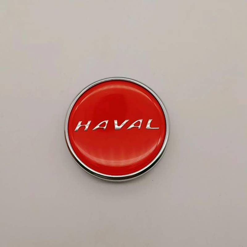 Fmesoo 4 Stück Radnabenkappen Nabendeckel,für Great Wall Haval 70mm Felgendeckel ABS Radnabenabdeckung Auto Schützt Zubehör Logo Radkappen,A von Fmesoo