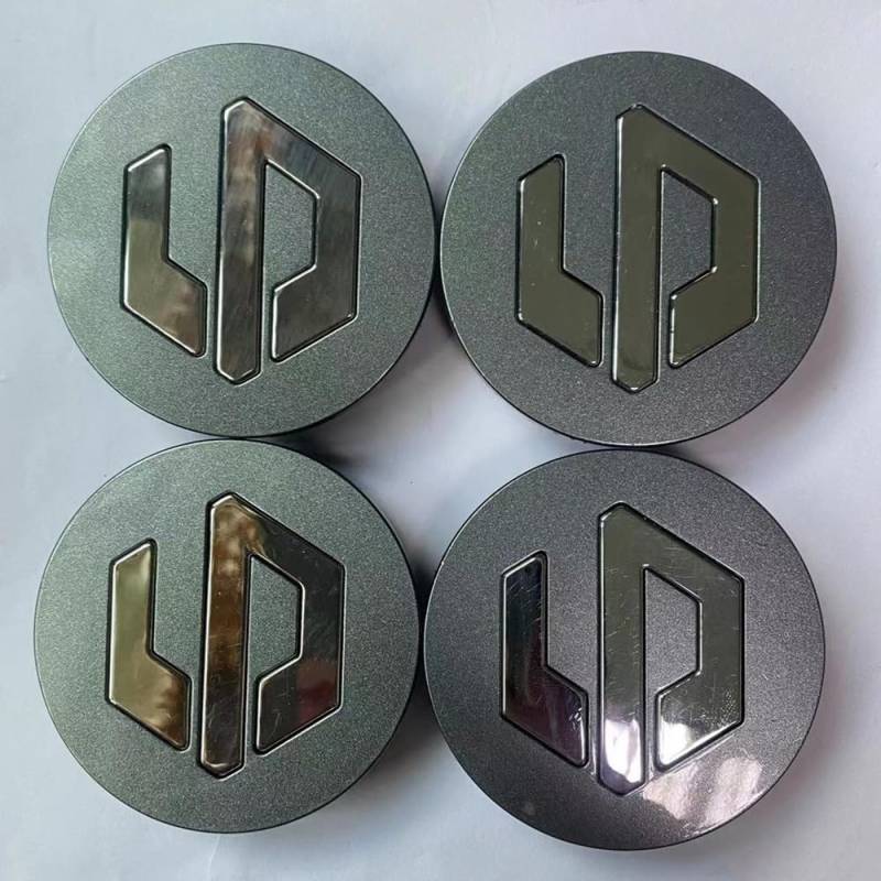 Fmesoo 4 Stück Radnabenkappen Nabendeckel,für LEAPMOTOR 57mm Felgendeckel ABS Radnabenabdeckung Auto Schützt Zubehör Logo Radkappen,A von Fmesoo
