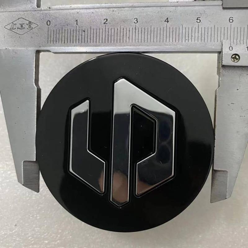 Fmesoo 4 Stück Radnabenkappen Nabendeckel,für LEAPMOTOR 57mm Felgendeckel ABS Radnabenabdeckung Auto Schützt Zubehör Logo Radkappen,B von Fmesoo