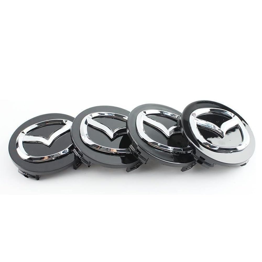 Fmesoo 4 Stück Radnabenkappen Nabendeckel,für Mazda CX3 52mm Felgendeckel ABS Radnabenabdeckung Auto Schützt Zubehör Logo Radkappen,B Fmesoo 4 Stück Radnabenkappen Nabendeckel,für Mazda CX3 52mm Felgendeckel ABS Radnabenabdeckung Auto Schützt Zubehör Logo Radkappen,B von Fmesoo