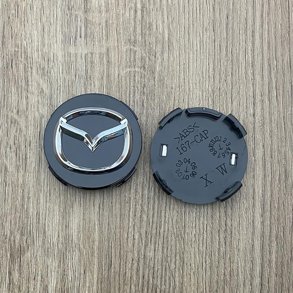 Fmesoo 4 Stück Radnabenkappen Nabendeckel,für Mazda【Short Legs】 56mm Felgendeckel ABS Radnabenabdeckung Auto Schützt Zubehör Logo Radkappen,B Fmesoo 4 Stück Radnabenkappen Nabendeckel,für Mazda【Short Legs】 56mm Felgendeckel ABS Radnabenabdeckung Auto Schützt Zubehör Logo Radkappen,B von Fmesoo