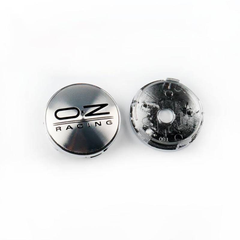 Fmesoo 4 Stück Radnabenkappen Nabendeckel,für OZ 60mm Felgendeckel ABS Radnabenabdeckung Auto Schützt Zubehör Logo Radkappen,C von Fmesoo
