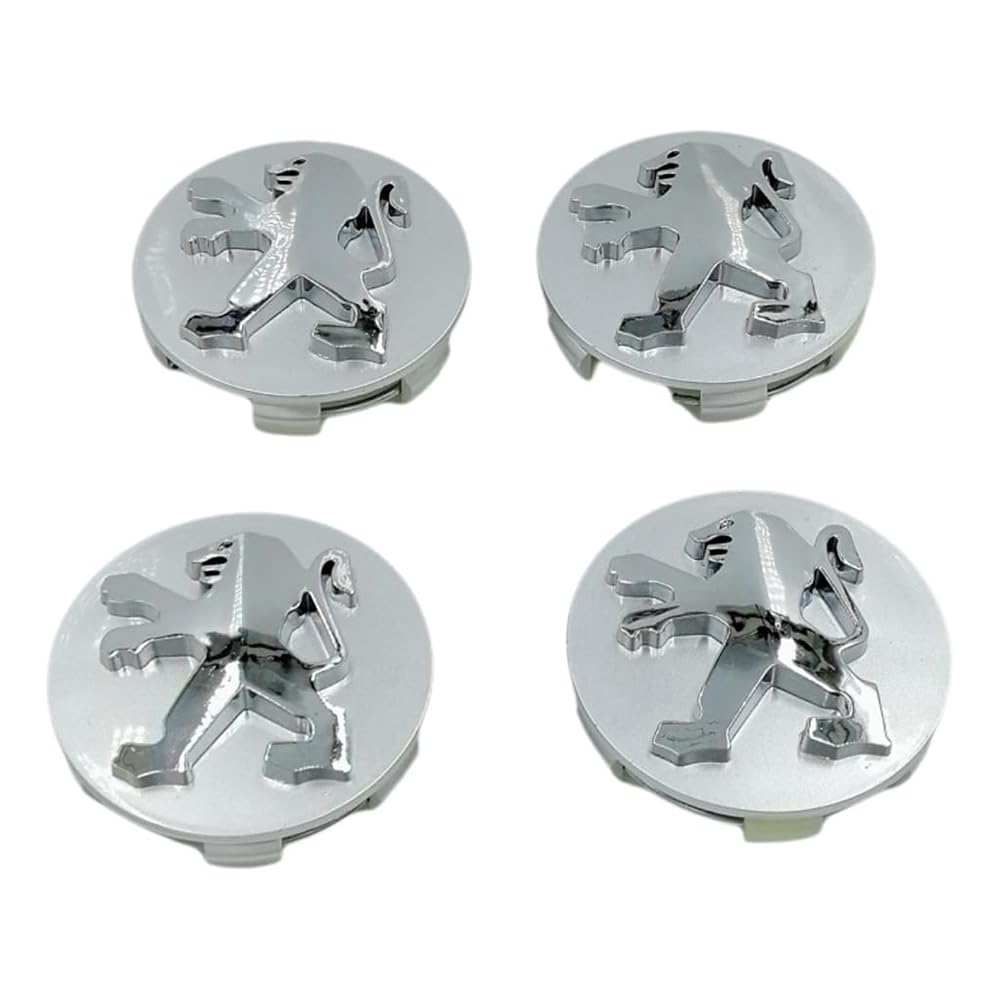 Fmesoo 4 Stück Radnabenkappen Nabendeckel,für Peugeot 60mm Felgendeckel ABS Radnabenabdeckung Auto Schützt Zubehör Logo Radkappen,B Fmesoo 4 Stück Radnabenkappen Nabendeckel,für Peugeot 60mm Felgendeckel ABS Radnabenabdeckung Auto Schützt Zubehör Logo Radkappen,B von Fmesoo