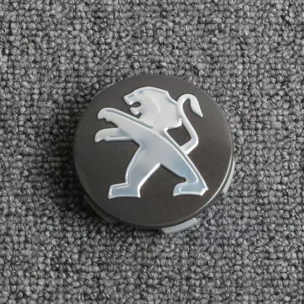 Fmesoo 4 Stück Radnabenkappen Nabendeckel,für Peugeot 60mm Felgendeckel ABS Radnabenabdeckung Auto Schützt Zubehör Logo Radkappen,D Fmesoo 4 Stück Radnabenkappen Nabendeckel,für Peugeot 60mm Felgendeckel ABS Radnabenabdeckung Auto Schützt Zubehör Logo Radkappen,D von Fmesoo