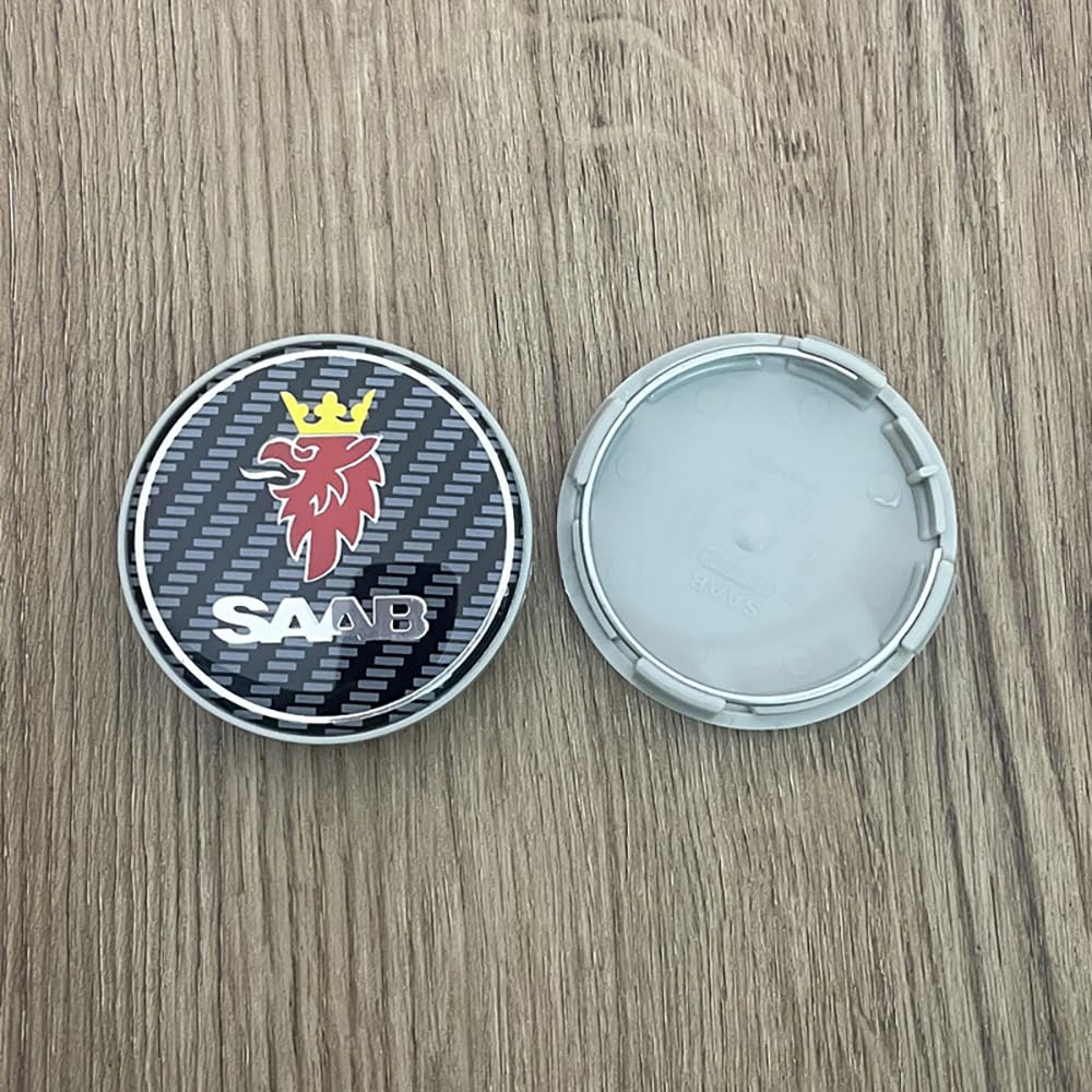 Fmesoo 4 Stück Radnabenkappen Nabendeckel,für SAAB 63mm Felgendeckel ABS Radnabenabdeckung Auto Schützt Zubehör Logo Radkappen,A Fmesoo 4 Stück Radnabenkappen Nabendeckel,für SAAB 63mm Felgendeckel ABS Radnabenabdeckung Auto Schützt Zubehör Logo Radkappen,A von Fmesoo