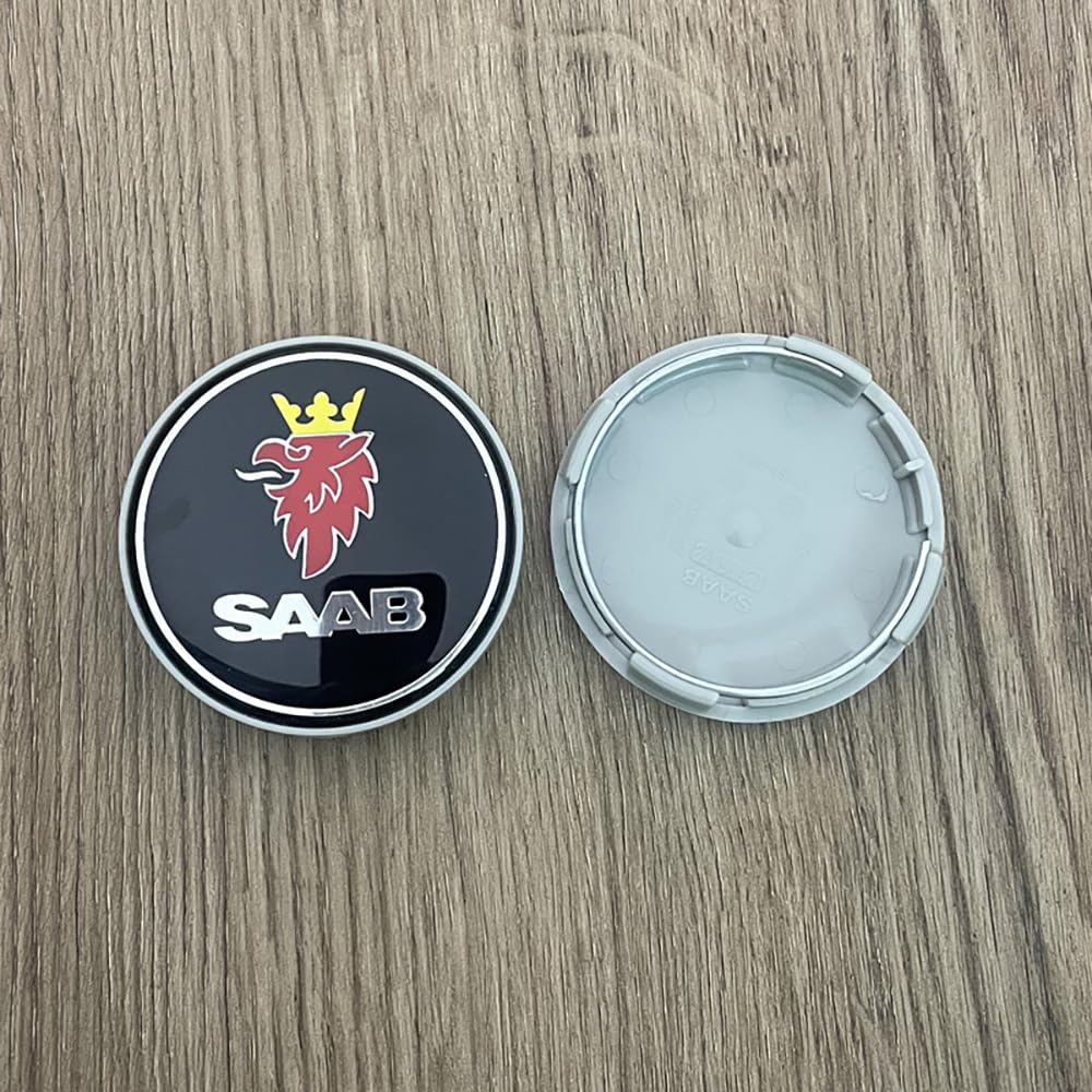 Fmesoo 4 Stück Radnabenkappen Nabendeckel,für SAAB 63mm Felgendeckel ABS Radnabenabdeckung Auto Schützt Zubehör Logo Radkappen,C Fmesoo 4 Stück Radnabenkappen Nabendeckel,für SAAB 63mm Felgendeckel ABS Radnabenabdeckung Auto Schützt Zubehör Logo Radkappen,C von Fmesoo