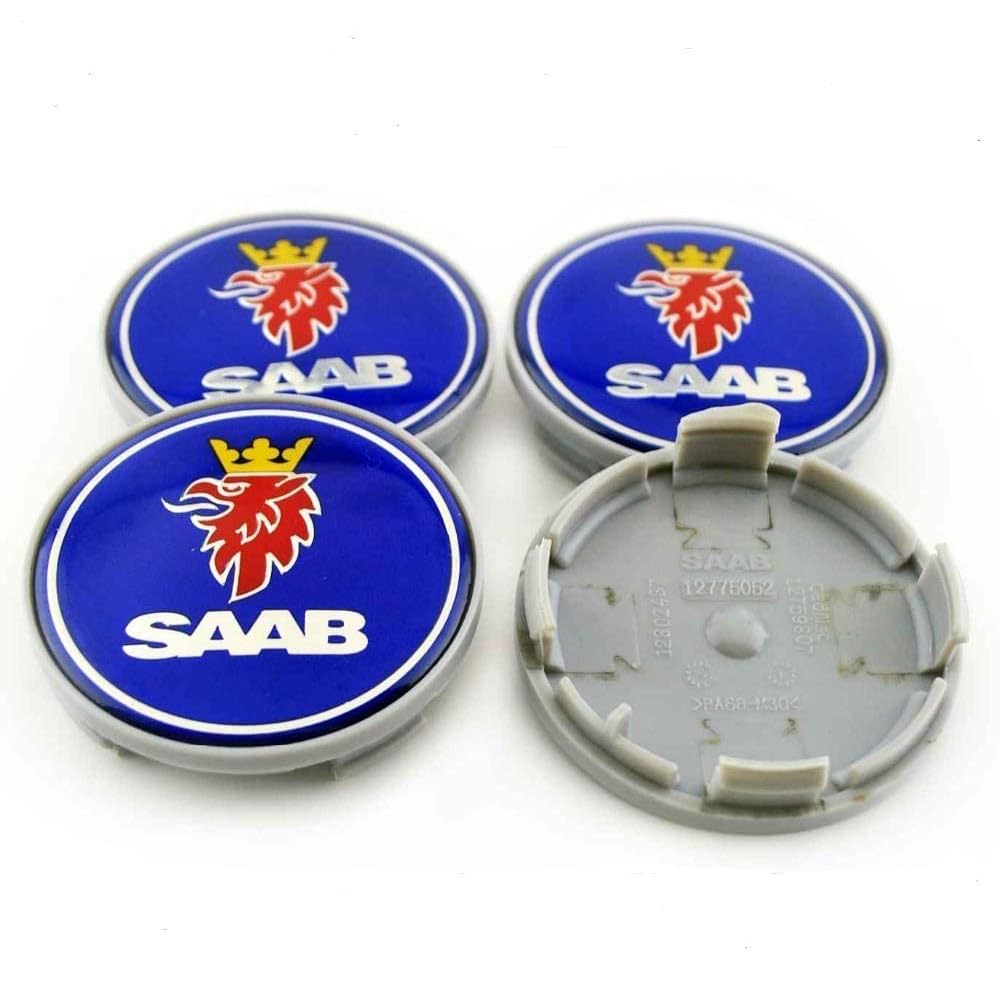 Fmesoo 4 Stück Radnabenkappen Nabendeckel,für Saab 93 9-3 9-5 Vector Linear Aero 63mm Felgendeckel ABS Radnabenabdeckung Auto Schützt Zubehör Logo Radkappen Fmesoo 4 Stück Radnabenkappen Nabendeckel,für Saab 93 9-3 9-5 Vector Linear Aero 63mm Felgendeckel ABS Radnabenabdeckung Auto Schützt Zubehör Logo Radkappen von Fmesoo