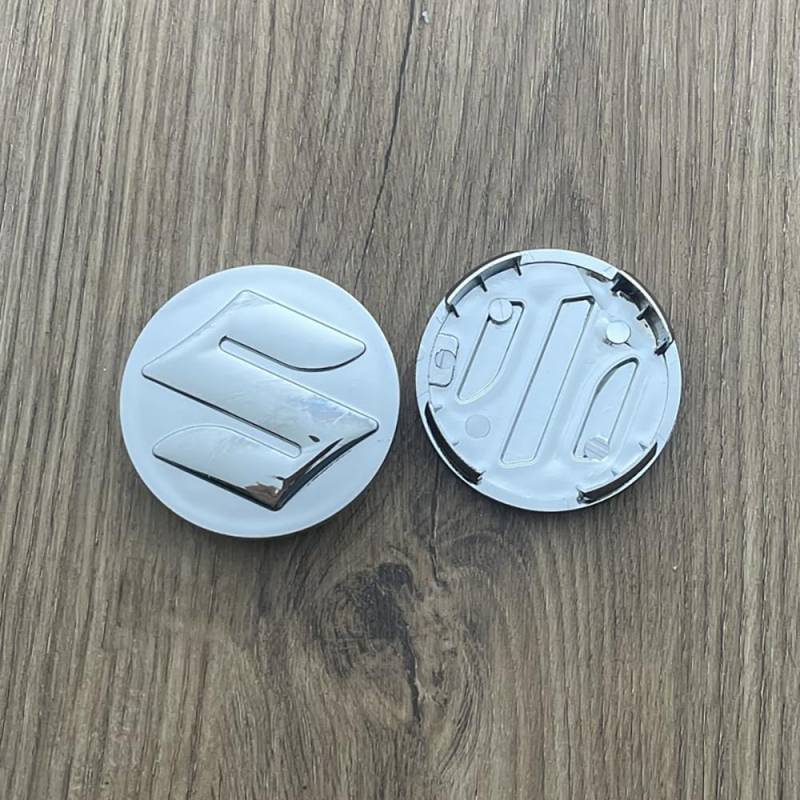 Fmesoo 4 Stück Radnabenkappen Nabendeckel,für Suzuki Tianyu Xiao Tufeng Yu Qiyue Vitara New Alto Swift 58/54mm Felgendeckel ABS Radnabenabdeckung Auto Schützt Zubehör Logo Radkappen,A-54mm von Fmesoo