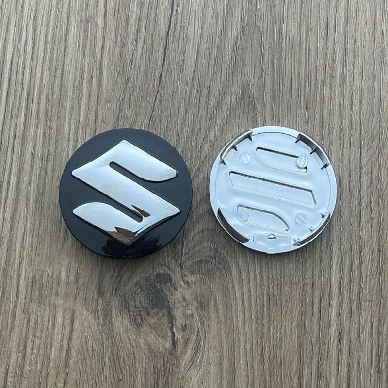 Fmesoo 4 Stück Radnabenkappen Nabendeckel,für Suzuki Tianyu Xiao Tufeng Yu Qiyue Vitara New Alto Swift 58/54mm Felgendeckel ABS Radnabenabdeckung Auto Schützt Zubehör Logo Radkappen,B-54mm von Fmesoo