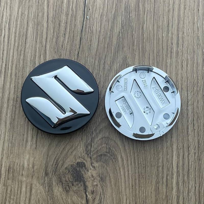 Fmesoo 4 Stück Radnabenkappen Nabendeckel,für Suzuki Tianyu Xiao Tufeng Yu Qiyue Vitara New Alto Swift 58/54mm Felgendeckel ABS Radnabenabdeckung Auto Schützt Zubehör Logo Radkappen,B-58mm von Fmesoo