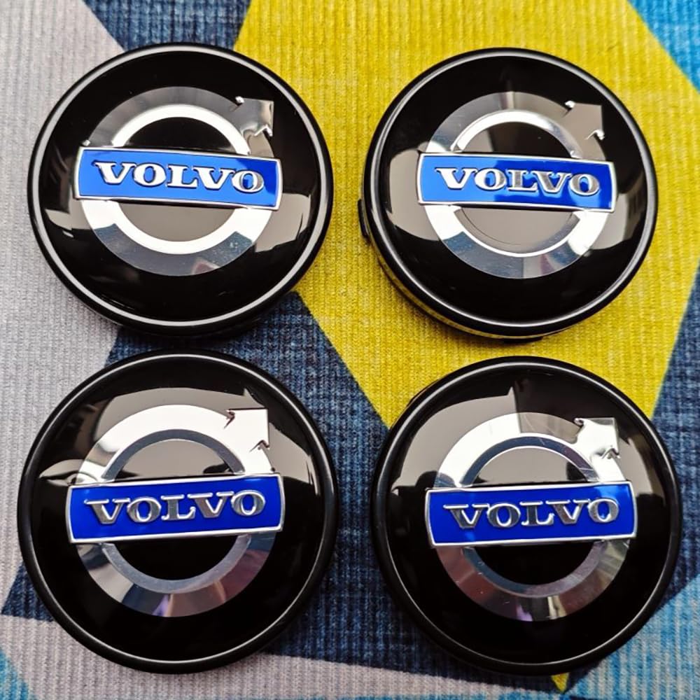 Fmesoo 4 Stück Radnabenkappen Nabendeckel,für Volvo S60 S90 XC40 60mm Felgendeckel ABS Radnabenabdeckung Auto Schützt Zubehör Logo Radkappen,D Fmesoo 4 Stück Radnabenkappen Nabendeckel,für Volvo S60 S90 XC40 60mm Felgendeckel ABS Radnabenabdeckung Auto Schützt Zubehör Logo Radkappen,D von Fmesoo