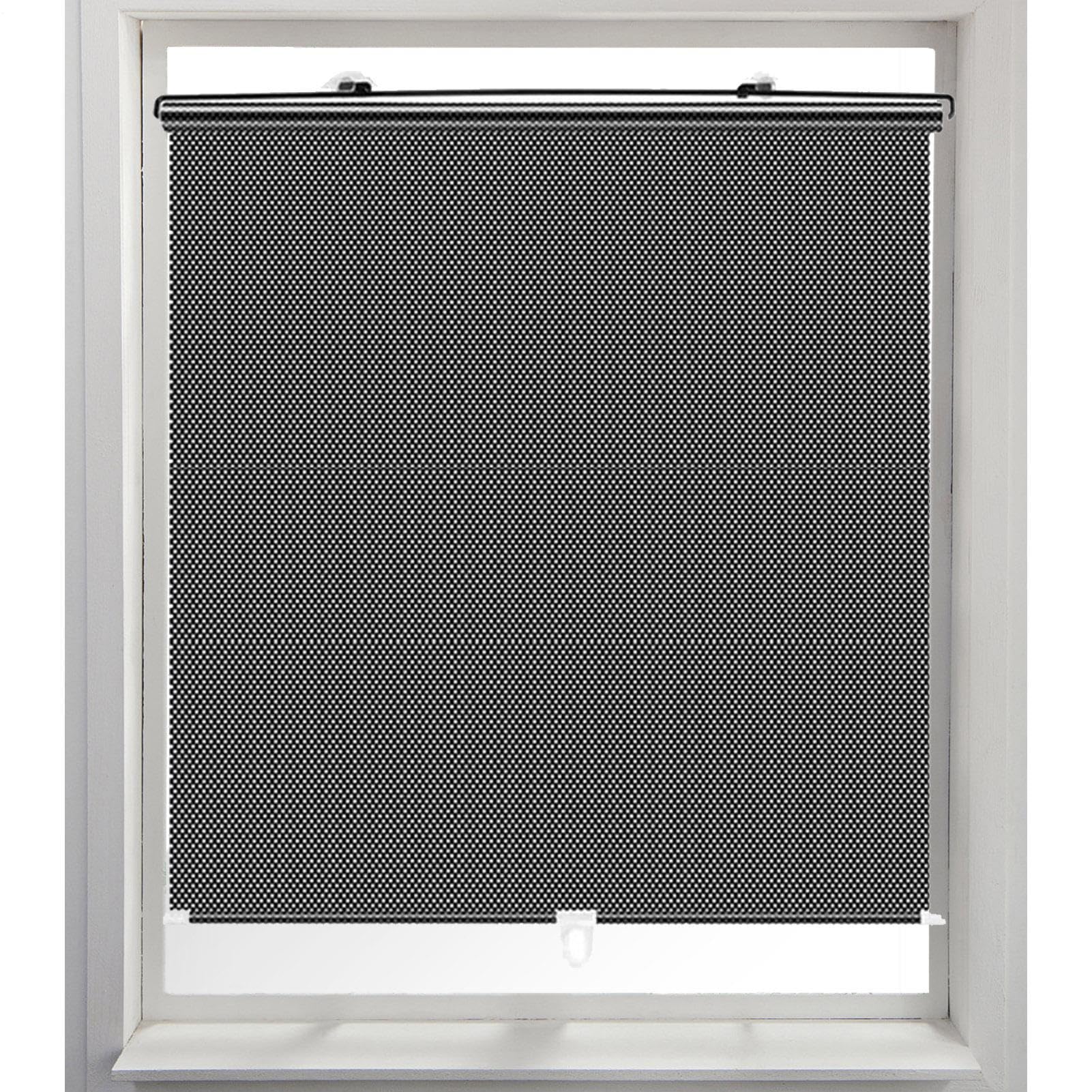 Roller -Car -Fensterschatten - Einziehbarer UV -Schutzbildschirm, Seitenfensterabdeckung | Einfache Installation Eines Einstellbaren Mesh -Sonnenschutzes, Blendeminderung, Tragbares Autozubehör, von Fmzrbnih