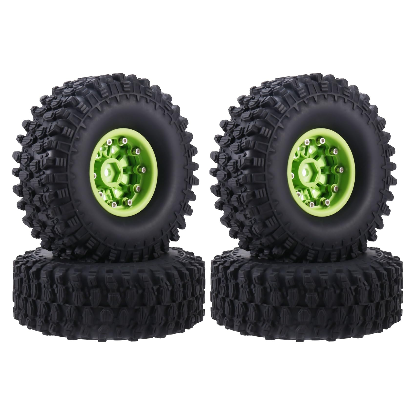 Fnfhsa 1,9 Beadlock- Crawler und Gummireifen 120 mm Durchmesser für 1/10 RC-Auto für Axial SCX10 II -4 T6 Grün Fnfhsa 1,9 Beadlock- Crawler und Gummireifen 120 mm Durchmesser für 1/10 RC-Auto für Axial SCX10 II -4 T6 Grün von Fnfhsa