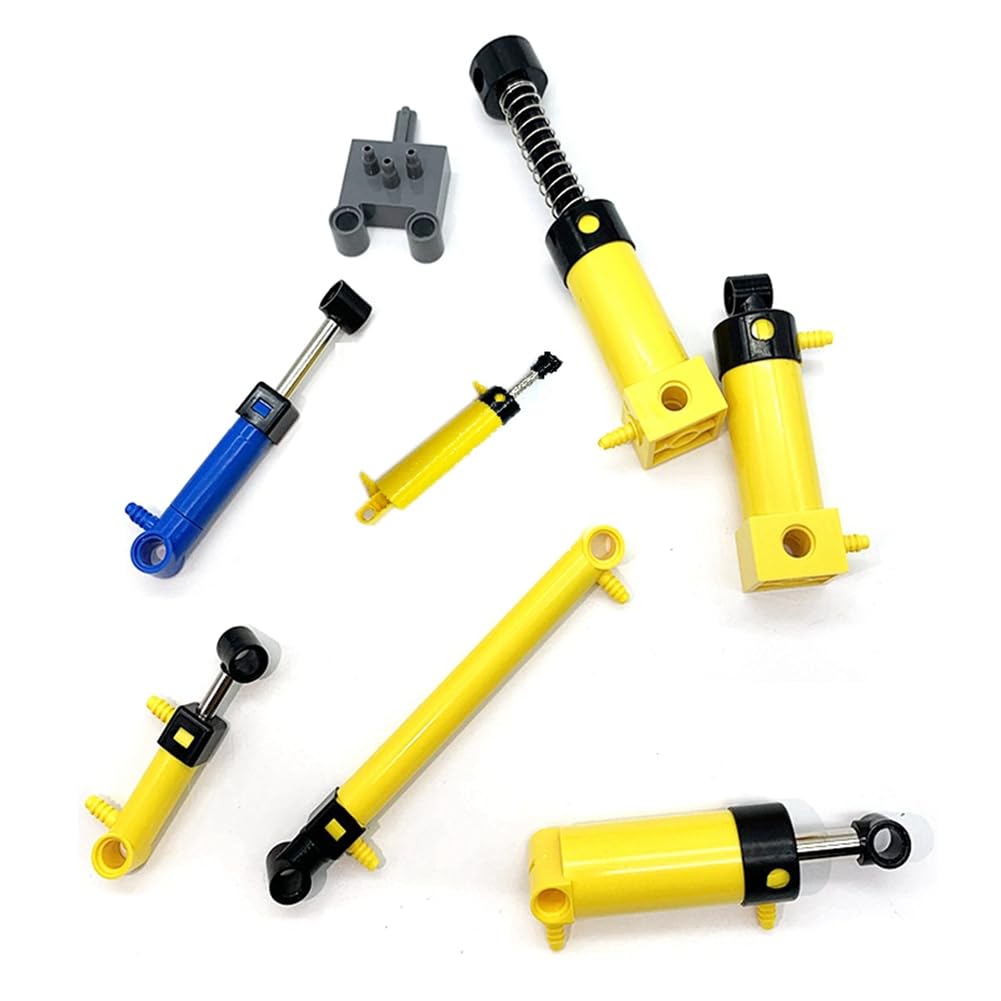 Fnfhsa 8-Teiliges Baustein-Set für Pneumatische Teile, Luftpumpenzylinder, Pneumatischer Kolben, Schubstange, Schalter, Schlaucharmaturen Fnfhsa 8-Teiliges Baustein-Set für Pneumatische Teile, Luftpumpenzylinder, Pneumatischer Kolben, Schubstange, Schalter, Schlaucharmaturen von Fnfhsa