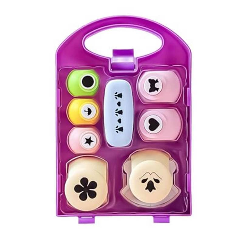 Fnfhsa DIY-Locher-Bastelset, Bastel-Locher-Formen-Set, Locher für Kinder, Formausstecher zum Basteln, 1er-Set von Fnfhsa