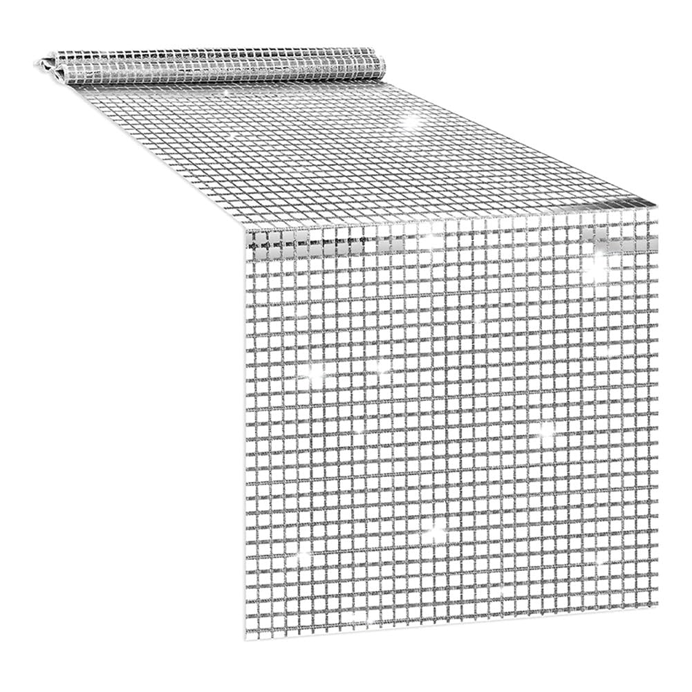 Fnfhsa Disco Tischläufer Silber Tischläufer Glitzer Paillettenläufer für 70er 80er Disco Thema Tischdekoration 12 * 71 Fnfhsa Disco Tischläufer Silber Tischläufer Glitzer Paillettenläufer für 70er 80er Disco Thema Tischdekoration 12 * 71 von Fnfhsa