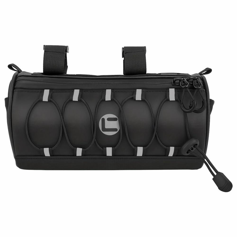Fnfhsa Fahrrad-Lenkertasche, wasserdichte Fahrrad-Lenkertasche mit Großem Reflektorbereich und Streifen, Mountainbike-Fronttasche Fnfhsa Fahrrad-Lenkertasche, wasserdichte Fahrrad-Lenkertasche mit Großem Reflektorbereich und Streifen, Mountainbike-Fronttasche von Fnfhsa