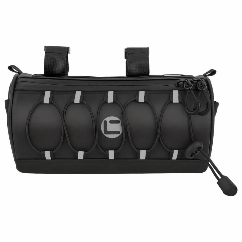 Fnfhsa Fahrrad-Lenkertasche, wasserdichte Fahrrad-Lenkertasche mit Großem Reflektorbereich und Streifen, Mountainbike-Fronttasche von Fnfhsa