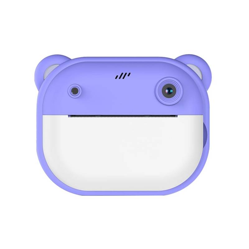 Fnfhsa HD-Druckkamera Cartoon Mini Dual Kamera Ein-Knopf-Druckkamera mit 2 Rollen Druckpapier C von Fnfhsa