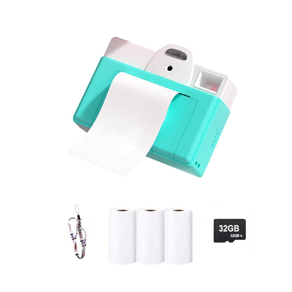 Fnfhsa Kinderkamera Sofortbildkamera für Kinder, Digitale Thermodruckkamera, Sofortbildkamera, Spielzeug, Geschenke für und Mädchen B Fnfhsa Kinderkamera Sofortbildkamera für Kinder, Digitale Thermodruckkamera, Sofortbildkamera, Spielzeug, Geschenke für und Mädchen B von Fnfhsa