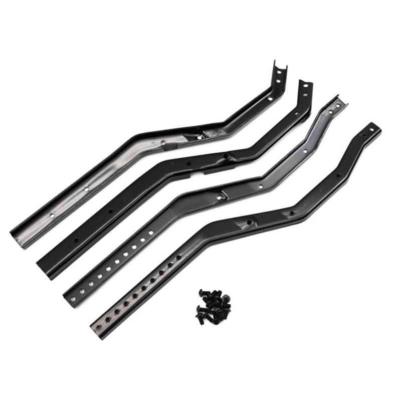 Fnfhsa Metallkarosserie-Chassis-Rahmenträger für 1/10 RC Crawler Car AXIAL SCX10 III AX103007 Schwarz von Fnfhsa