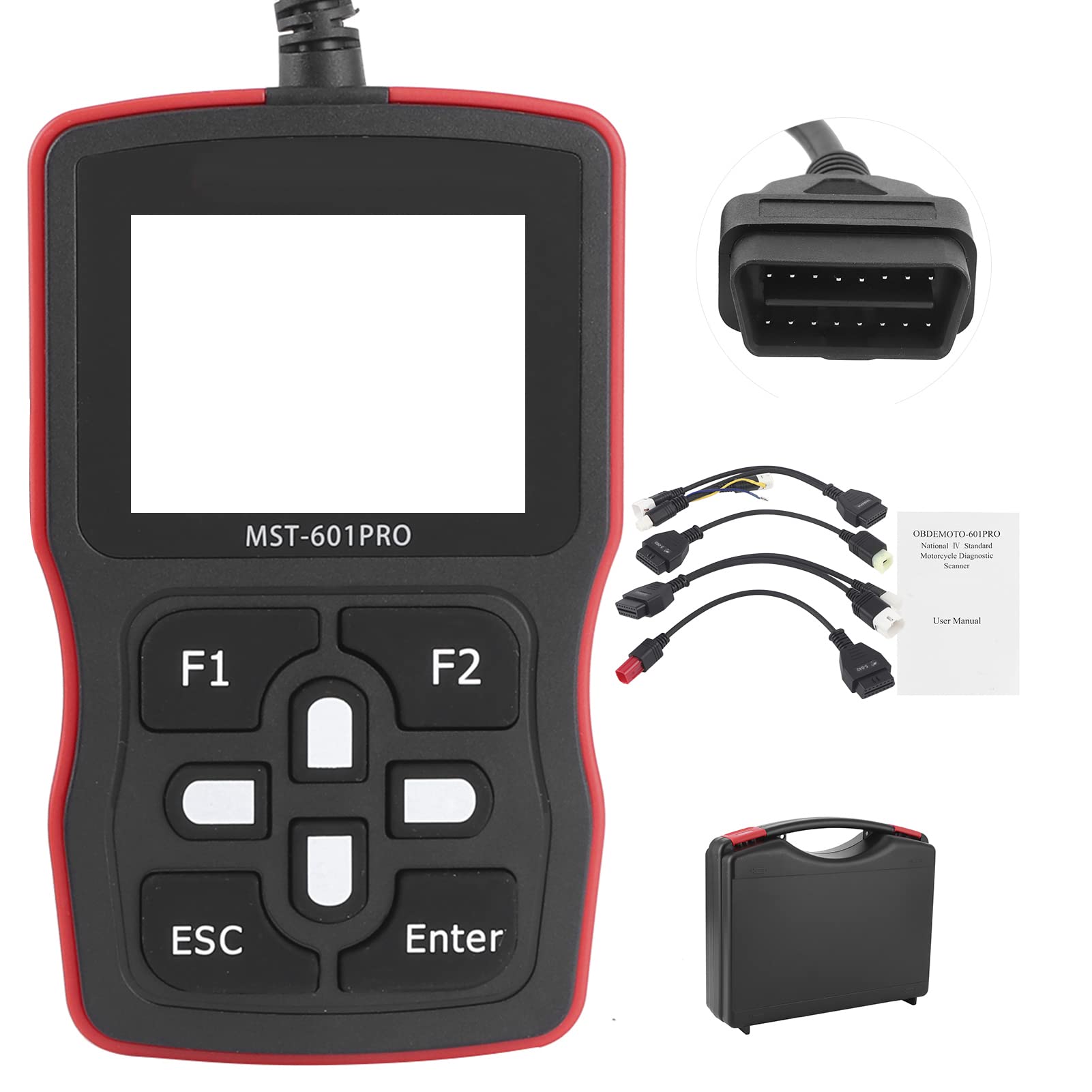 Fehlercode-Leser, 2.4In Bildschirm Motorrad OBD2 Scanner, DTC Lookup, Display Live ECU PCM Datenstrom, Ansicht Freeze Frame Daten, Diagnose-Scan-Tool für Suzuki, Motor System Fehlercode-Leser, 2.4In Bildschirm Motorrad OBD2 Scanner, DTC Lookup, Display Live ECU PCM Datenstrom, Ansicht Freeze Frame Daten, Diagnose-Scan-Tool für Suzuki, Motor System von Focket