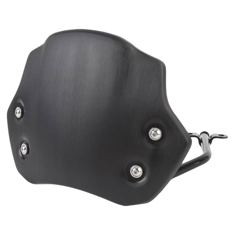Motorrad Windschutz Scheibe, Metall Universal Aluminium Legierung Front Motorrad Windschutz Scheibe Wind Dichte Windschutz Scheibe mit Halterung Ersatz füR R NINE T Pure Racer (BLACK) von Focket